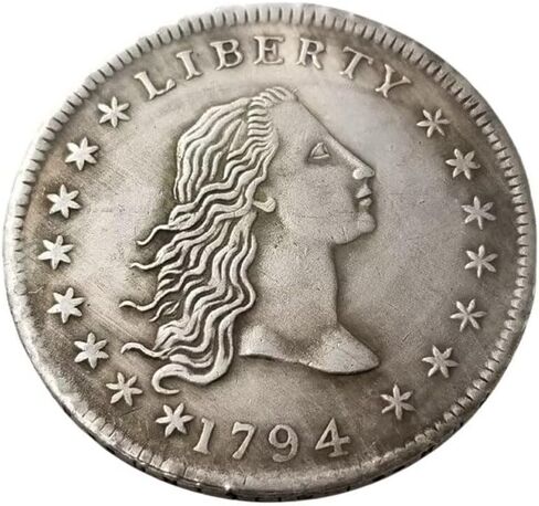 1794 تدفق العملة المعدنية المتماثلة الحرية عملة الحرية الأمريكية in Kuwait