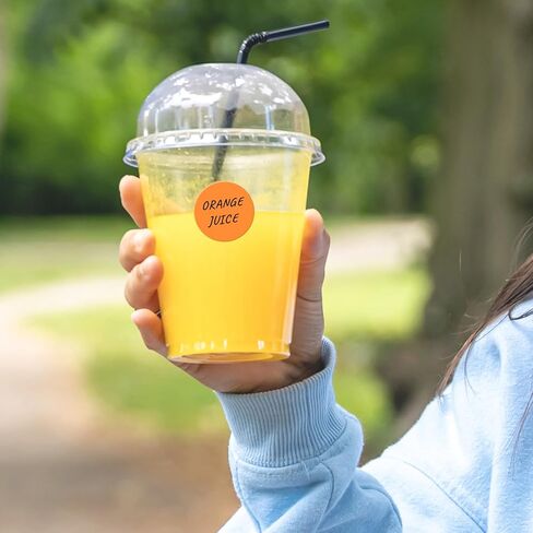 1.5 "ملصقات نقطة برتقالية مستديرة ملصقات ترميز اللون القابلة للإزالة ذاتيا لدائرة ساحة بيع المرآب علامات فينيل مقاوم للماء لمكتب الفصل الدراسي 500 PCS لكل لفة in Kuwait