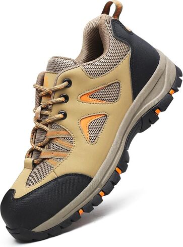 ISOOUS Steel Toe Shoes for Men Women Safety Composite Toe Sneakers Lightweight Comfortable Non Slip Resistant Work Shoes for Men Utility Indestructible Industrial Construction Shoes in Saudi Arabia