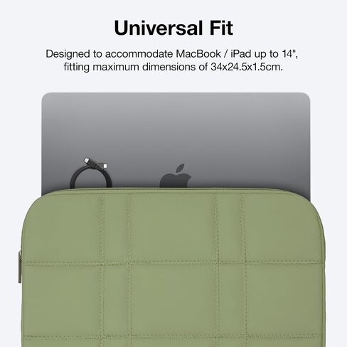 Puffy Laptop Sleeve for MacBook Pro 14 inch, Lightweight Laptop Cover, Protective Laptop Case for Women and Men, Compatible with Dell, HP, Lenovo, Asus, Acer and More in Saudi Arabia