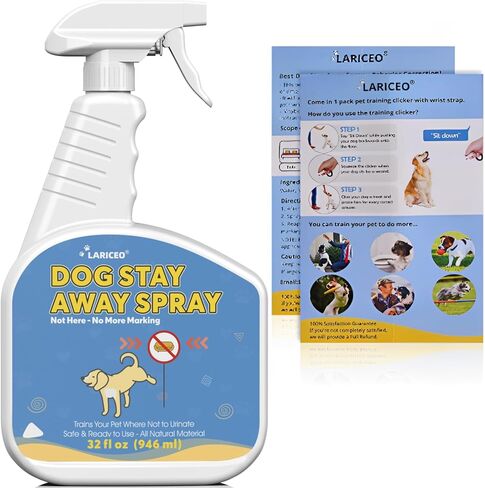 32oz Not Here Dog Spray for Dogs to Stop Peeing | Pet No More Marking for Indoors & Outdoor Use | Dog Stay Away Here No More Pee in Kuwait