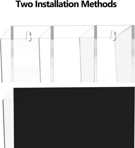 HBlife Magnetic Dry Erase Marker Holder with 2 Compartments - Storage Organizer for Whiteboards, Refrigerator, Lockers (2 Mounting Options Magnetic or Screw-On) in Saudi Arabia