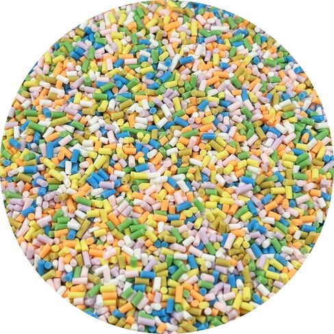 YHYPOCI 100g 3mm Fake Sprinkles Polymer Clay Sprinkles Fake Candy Sprinkles Resin Sprinkles Clay Slices for Craft Sprinkles Decoration Scrapbook DIY Nail Art(Mix Color-6) in Kuwait