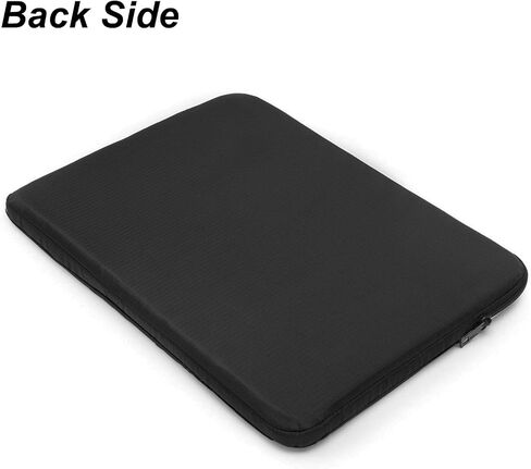 Personalized Laptop Sleeve Bag 17 Inch Custom Protective Case with Photo Text Business Briefcase Shockproof Computer Cases for Laptops Portable Sleeves Customized for Men Women, Pure Black in Saudi Arabia