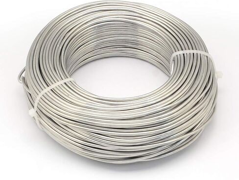 Cheriswelry 650 Feet 18 Gauge Aluminum Wire Bendable Metal Craft Wire Flexible Soft Jewelry Beading Wire 1mm for Sculpting Armature Artistic Floral Garden Wrapping DIY Craft Sienna in Kuwait