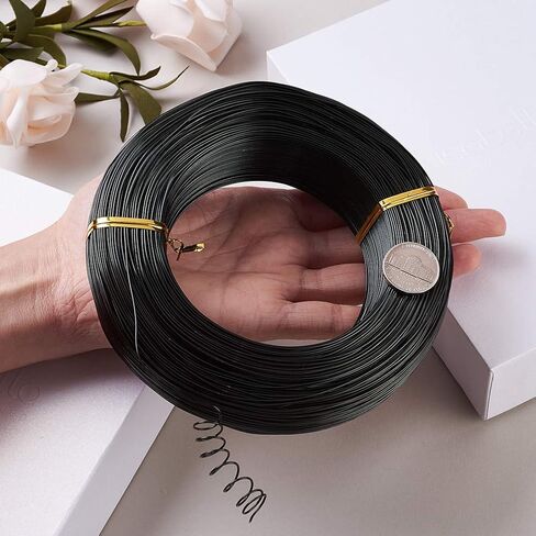 Cheriswelry 650 Feet 18 Gauge Aluminum Wire Bendable Metal Craft Wire Flexible Soft Jewelry Beading Wire 1mm for Sculpting Armature Artistic Floral Garden Wrapping DIY Craft Sienna in Kuwait