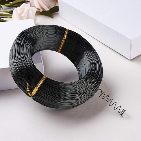 Cheriswelry 650 Feet 18 Gauge Aluminum Wire Bendable Metal Craft Wire Flexible Soft Jewelry Beading Wire 1mm for Sculpting Armature Artistic Floral Garden Wrapping DIY Craft Sienna in Kuwait
