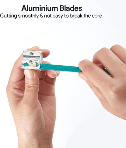 12pcs Sharpeners قلم رصاص مزدوج ثقب المعادن المراوغة يدويًا يدويًا مراوغًا مراوغًا مراوغًا مراوغًا من قبل أقلام الرصاص الملونة والجرافيت ، مناسبة للمنازل والمدارس والمكاتب واللوازم in Saudi Arabia