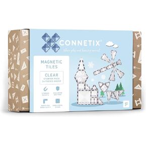 CONNETIX Clear Starter Pack, 34 Pieces