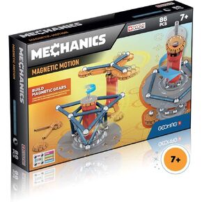 Geomag Magnetic Toys | Kids STEM Building Toys | Mechanics Magnetic Motion | Magnet Gears Construction | Educational Gifts | Swiss-Made | Age 7+ 86 Piece
