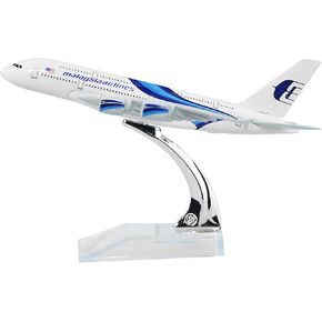 24-Hours Malaysia Airlines System Berhad A380 Plane Model Alloy Metal Airplane Models Birthday Gift Die-cast 1:400