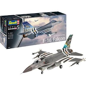 Revell - Model Airplane 50th Anniversary F-16 Falcon 03802| 1:32, Small