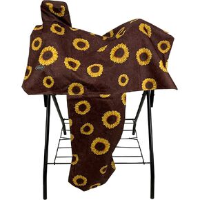 Showman Sunflower Filigree Nylon Saddle Cover