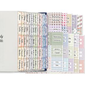 أفضل علامات تبويب منتجات الكتاب المقدس ، العهد القديم والجديد ، 3 مجموعات ، 225 قطعة كتاب كريستيان للكتاب المقدس لماشية (خلفيات ذات طابع متناسق)