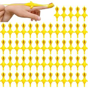 60PCS Finger Slingshot Chicken Rubber,Flick Stretchable Chicken Toys,Flying Stretchy Chicken Fingers for Birthday,Children's Day,Thanksgiving Day Stocking Stuffer Party Favor