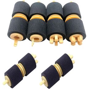 6pcs Paper Feed Pickup Roller Compatible for Xerox Phaser 7500 7500DN 7800DX 7800GX 5325 5330 5335 7120 7125 7220 7220T 7225 7225T 7425 7428 7435 7525 7530 7535