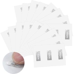 50 Pcs NFC Tags Sticker Ntag213 Adhesive Blank NFC Stickers Chip Rewritable 137 Bytes Memory Programmable RFID Stickers Tags Compatible with All NFC-Enabled Smartphones Mobile Phones Devices