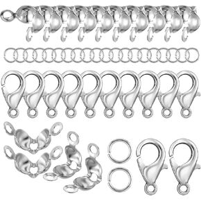 مشابك المجوهرات للمجوهرات التي تصنع 800 ٪ من المشابك الفضية سوار وإغلاق أغطية عقدة لصنع المجوهر in Kuwait