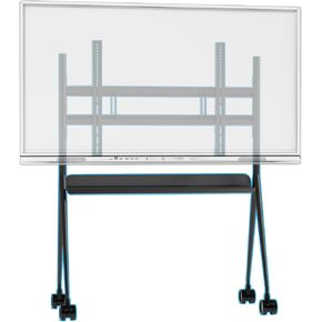 Tiburn Smart Board Stand with Wheels for 55" - 75" Digital whiteboard Removable Stand for Home Classroom Office