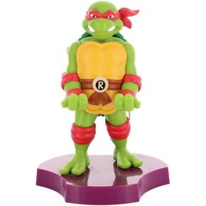 ألعاب رائعة: Holdems: TMNT - Raphael - حامل الأذن والهاتف ، شباب الكابل ، المقتنيات المصغرة مع تطور ، Teenage Mutant Ninja Turtles