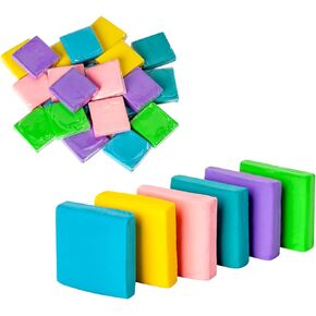 24 Pack Kneaded Erasers, Assorted Colors, Artist Erasers, Drawing Erasers for Artists, School Supplies, Sketching Supplies and Office (24)