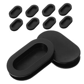 KICHOUSE 10pcs Oval Silicone Stopper Piggy Bank Bottom Cover Piggy Bank Plug Replacement Piggy Bank Plugs Hole Plugs Bottom Stopper Piggy Bank Stopper Piggy Bank Plug Caps Stopper Plug