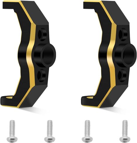 OGRC 5G BRASS CASTER COLLS C -HUBS لـ TRAXXAS TRX4M 1/18 BRONCO/DEFENDER PIRSTS -2PCS in Kuwait