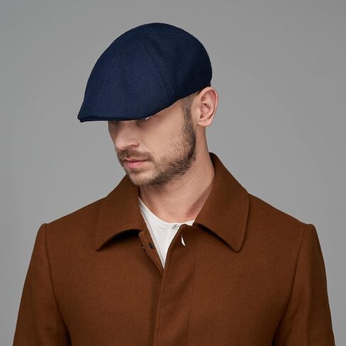 Sterkowski Rusty Duckbill Cap | Wool Flat Cap for Men and Women | Warm 6 Panels Scally Cap in Saudi Arabia