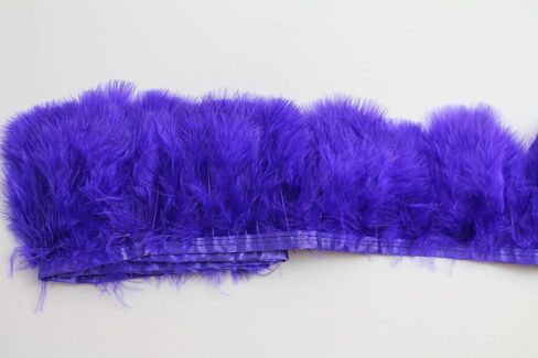 2 ياردة طويلة تركيا زغب الريشة Feather تقليم ، 3 "-4" الارتفاع ، والمواد الزخرفية ديي ريشة (لون الشمبانيا) in Kuwait
