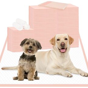 XXL Dog Pads Extra Large, 35 Count Puppy Pee Pads Jumbo, 36" × 36" Doggy Pads Pink｜Disposable Training Pads, Super Absorbent & Leak-Proof & Quick Drying Potty Pads