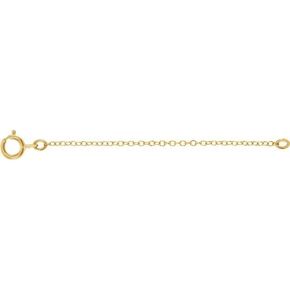 BONYAK JEWELRY 14k Gold 2.25 Inch Necklace Extender - Spring Ring Safety Chain