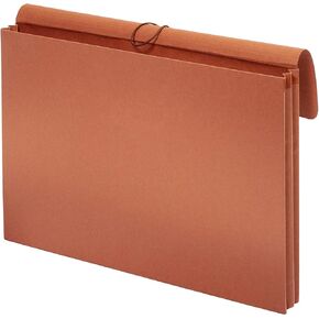 Pendaflex Globe-Weis Tabloid Wallet File, 12 x 18 Inches, 3.5-Inch Expansion, Elastic Closure, Brown (B1060E) (2 Pack)