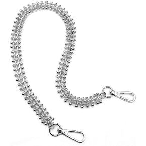 DIY Heavy Chunky Purse Chain Handles - Short Strap Replacement for Handbag or Shoulder Bags, 23.6 Inches Long