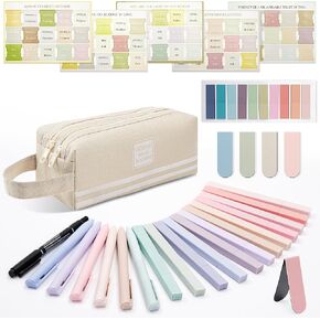 Bible Journaling Kit, Bible Study Supplies, Bible Highlighters and Pens No Bleed, 75 Bible Tabs Bible Study Supplies, Bible Journaling Supplies as Christmas Gifts, Bible Study Tools for Women