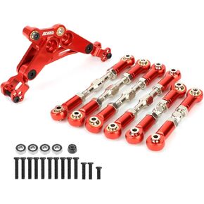 RCAWD Metal Linkage Rod + Steering Component for ARRMA 3S Typhon 1/10 Big Rock