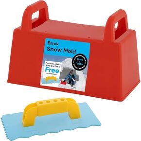 Superio Snow Brick Maker Igloo Snow Fort Building Kit Block Shaper and Toy Trowel, Sand Castle, Sandbox, Beach, Outdoor Winter Snow Toys for Kids