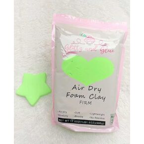 Air Dry Foam Firm Clay (Light Green)