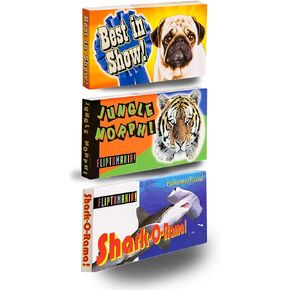 Fliptomania Wild and Wacky Animal Flipbooks 3 Pack