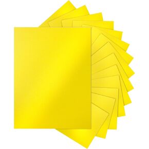 28 ورقة Shimmer الأصفر بطاقة 8.5 × 11 ورقة حرفية ، 250GSM/92 رطل بطاقة ورقة طابعة سميكة لبطاقات صنع DIY ، المكتب ، سكرابوكينغ ، دعوات ، مذكرات ، حفل زفاف