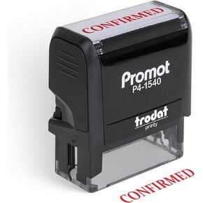 Promot Confirmed - Self Inking Rubber Stamp - Ink Stamps