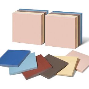 HappyHapi Sticky Notes, 3x3 Self-Stick Notes, 12 Pads Aesthetic Sticky Note Pads, Vintage Colors Sticky Notes 50 Sheets, Colorful Sticky Notes for Office Supplies, School, Home