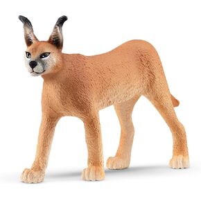 Schleich Wild Life Realistic Female Caracal Toy Figurine - Authentic and Highly Detailed Animal Toy, Durable for Education and Fun Play, Perfect Toy for Boys and Girls, Ages 3+