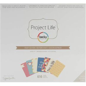 Project Life by Becky Higgins Life Core Kit ، 5.08 × 29.21 × 26.67 سم ، متعدد الألوان in Kuwait