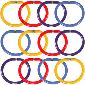 ArtCreativity Bracelet Pens for Kids, Set of 24, Functional 2-in-1 Pens with Blue Ink, Birthday Party Favors for Boys and Girls, Goodie Bag Fillers for Children and Adults, Teacher Rewards, 4 Colors