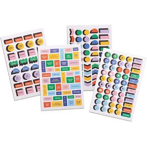 Poketo Friendly Reminder Stickers, Planner Accessories, 186 Stickers