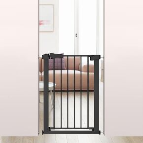 Extra Tall Baby Gate Stand 38" Tall - 68.11"-70.87" Wide Extra Long Large Walk Through Pet Gate for kids or Pets - Metal Pressure Mounted Safety Gate