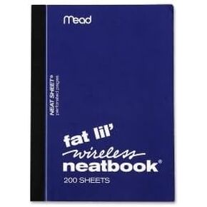 Mead Fat Lil Wireless Bound Notebook