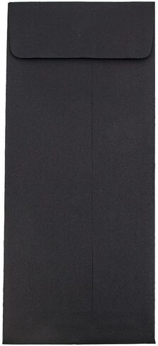JAM PAPER #14 Policy Business Premium Recycled Envelopes - 5 x 11 1/2 - Black Linen - 50/Pack in Kuwait