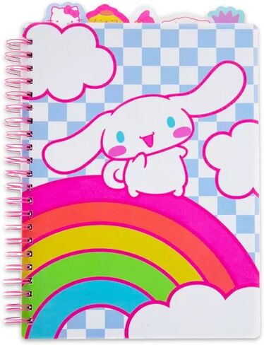 مجموعة مجلة Cinnamoroll ~ Hello Kitty و Friends Backdle with Cinnamoroll Tab Journal Plus Plus ، الشارات | Hello Kitty School Supports هدايا in Kuwait