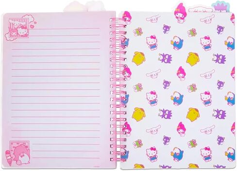 مجموعة مجلة Cinnamoroll ~ Hello Kitty و Friends Backdle with Cinnamoroll Tab Journal Plus Plus ، الشارات | Hello Kitty School Supports هدايا in Kuwait